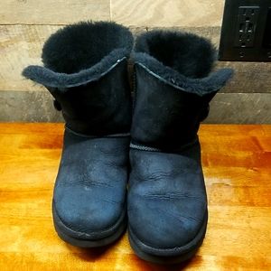 Ugg black boots, size 8
